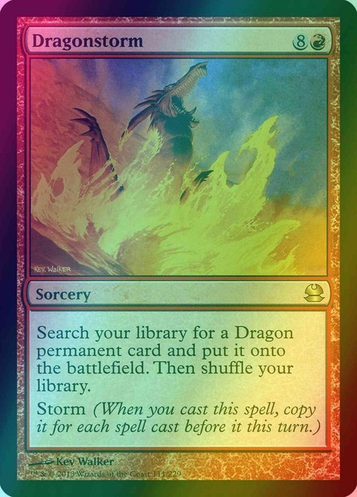 Dragonstorm FOIL #111 (LP-NM) RARE from Modern Masters MTG 2013