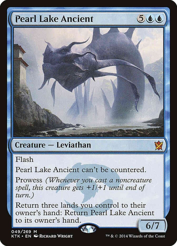 Pearl Lake Ancient #49 (LP-NM) Mythic Rare from Khans of Tarkir MTG 2014