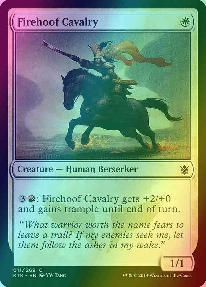 Firehoof Cavalry FOIL (LP-NM) ~ Khans of Tarkir #11 MTG