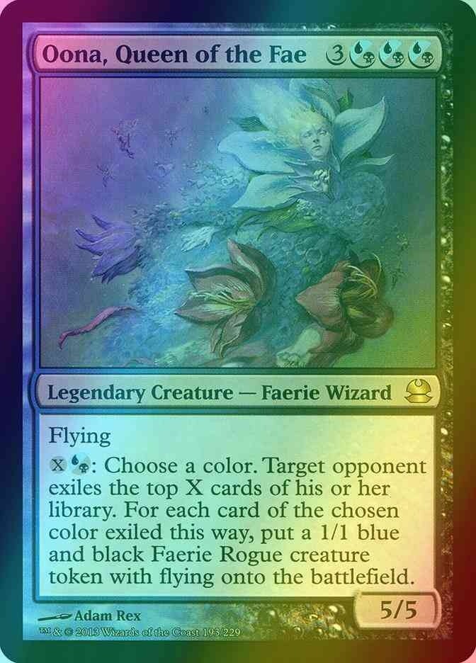 Oona, Queen of the Fae FOIL #193 (LP-NM) RARE from Modern Masters MTG 2013