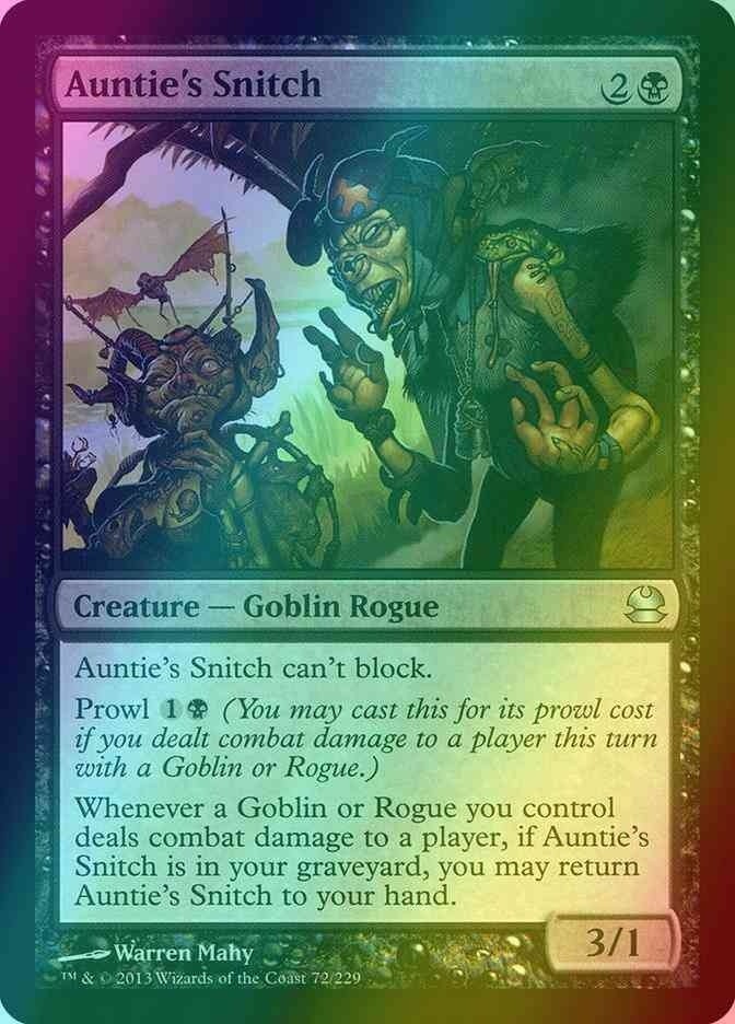 Auntie's Snitch FOIL (LP-NM) ~ Modern Masters #72 MTG