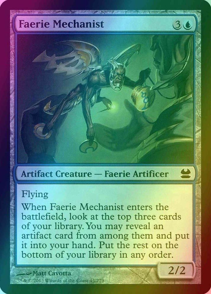 Faerie Mechanist FOIL (LP-NM) ~ Modern Masters #45 MTG