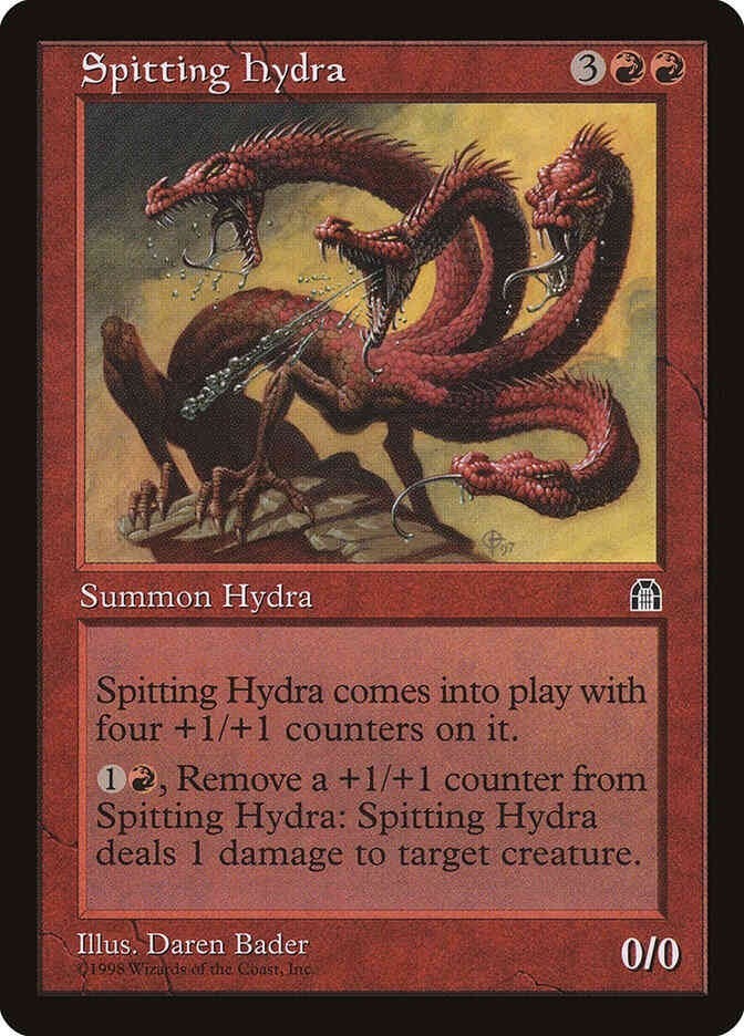 Spitting Hydra (LP-NM) ~ Rare from Stronghold #99 MTG
