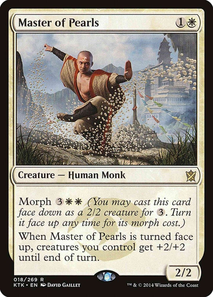Master of Pearls #18 (LP-NM) Rare from Khans of Tarkir MTG 2014