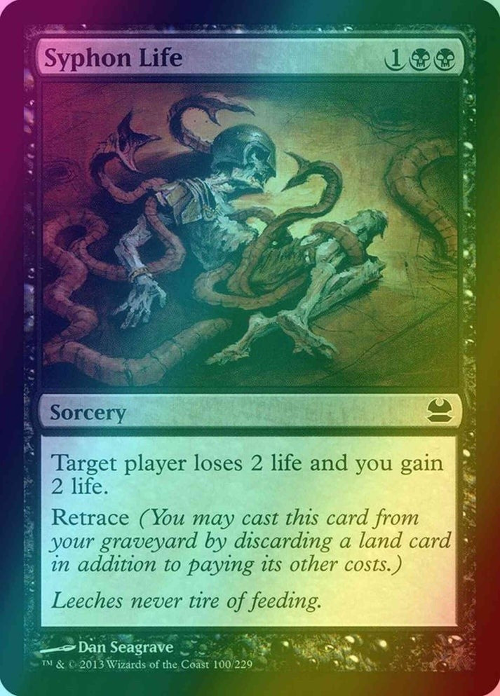 Syphon Life FOIL (LP-NM) ~ Modern Masters #100 MTG