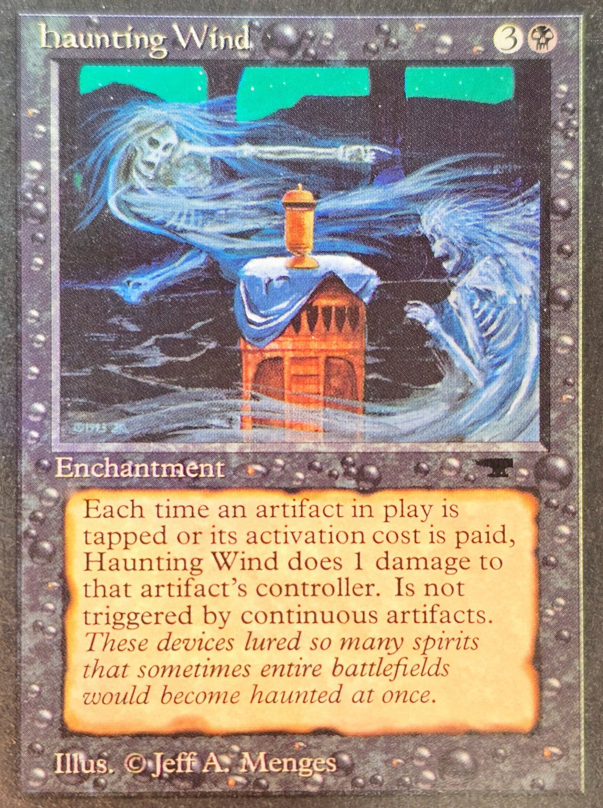Haunting Wind #17 LP from Antiquities MTG 1994