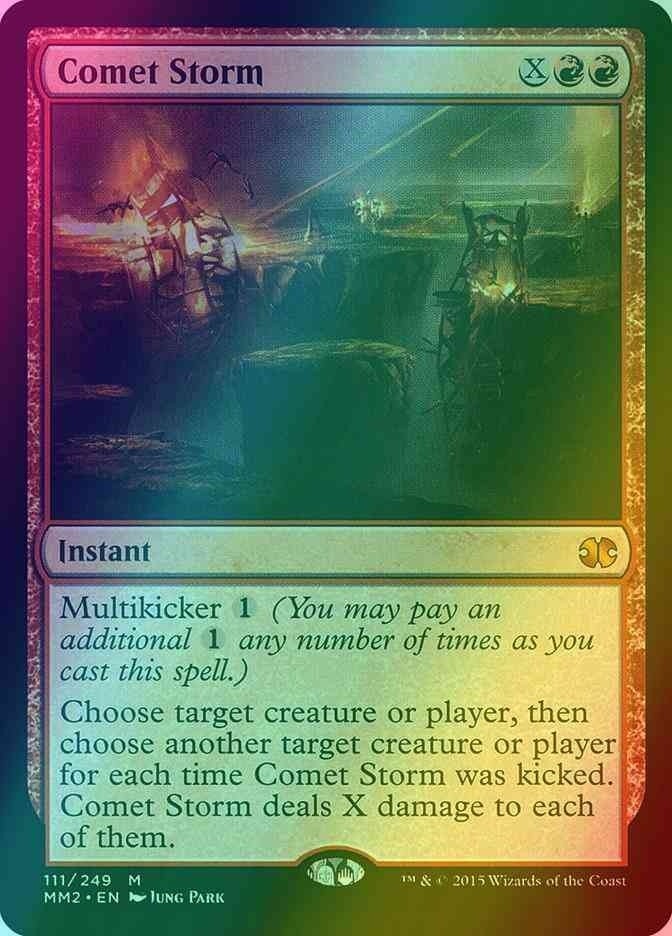 MTG FOIL Comet Storm FOIL (Lp-NM) from Modern Masters 2015 #111 MTG