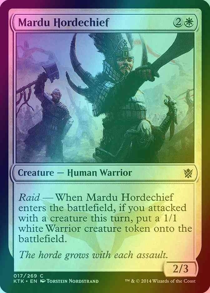 Mardu Hordechief FOIL (LP-NM) ~ Khans of Tarkir #17 MTG