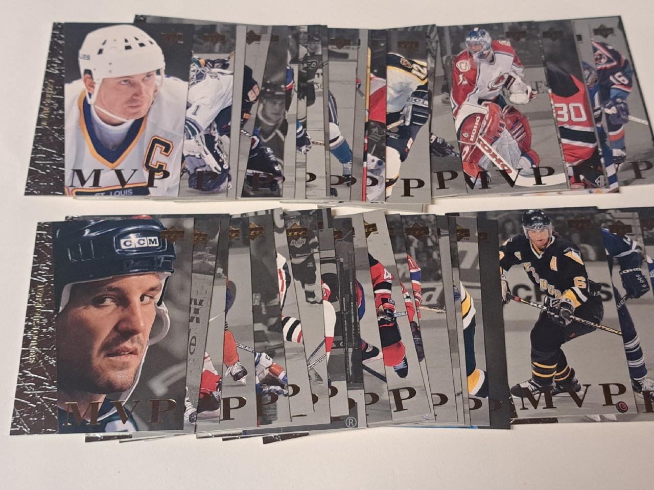 1996-97 NHL UPPER DECK MVP COMPLETE 45 Hockey Card Inset Set; GRETZKY, Stars
