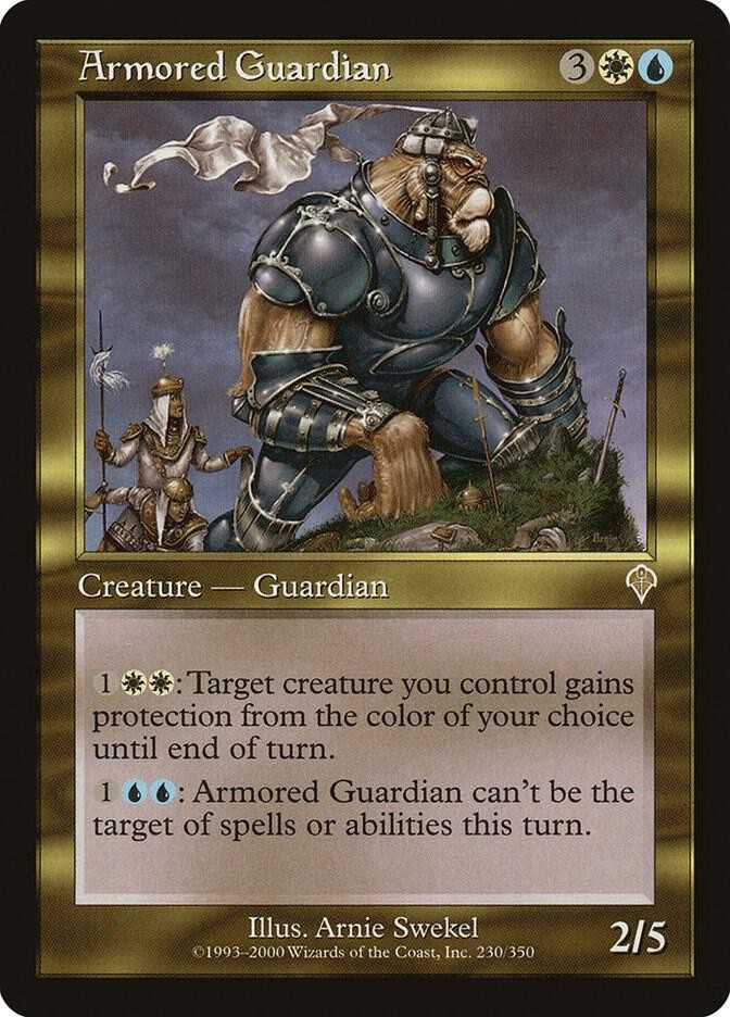 Armored Guardian (LP-NM) Rare from Invasion #230 MTG