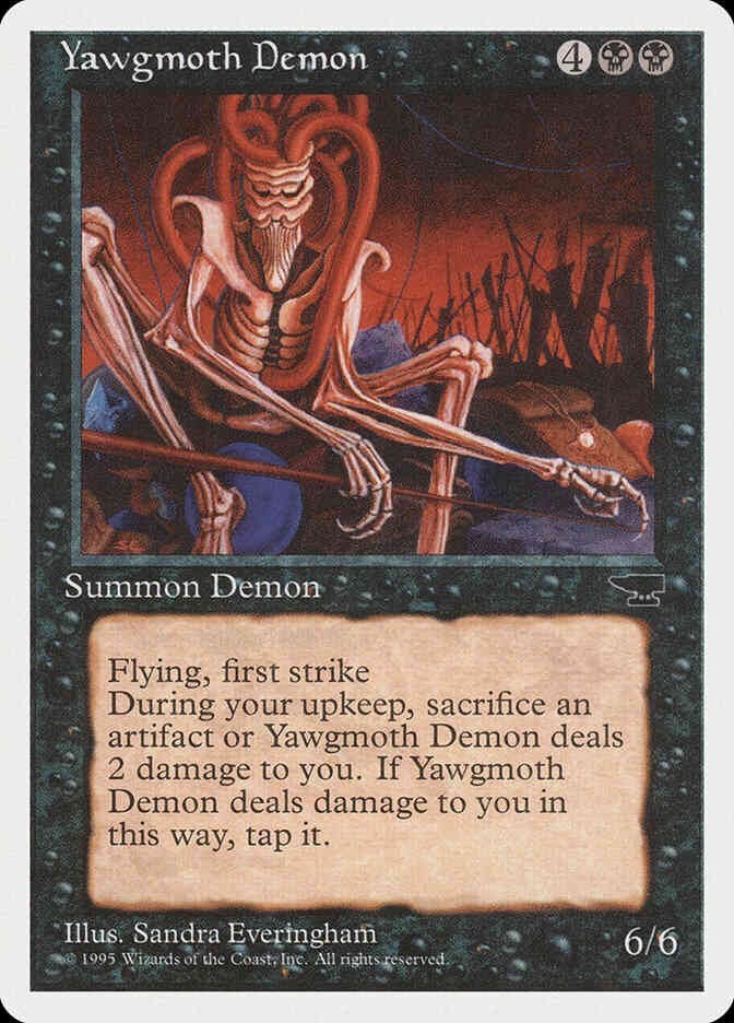 Yawgmoth Demon (LP) ~ Rare from Chronicles #42 MTG