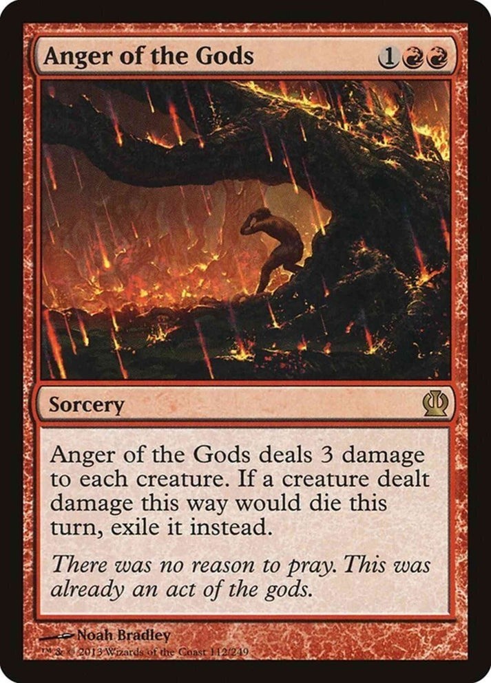 Anger of the Gods (LP-NM) ~ Rare from Theros #112 MTG