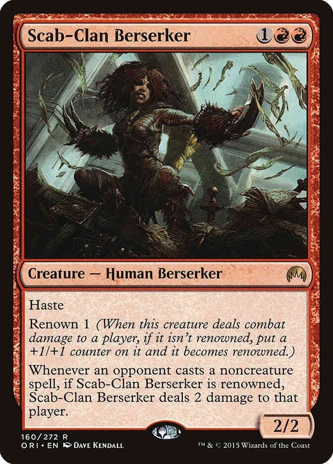 Scab-Clan Berserker (LP-NM) ~ Rare from Magic Origins #160 MTG