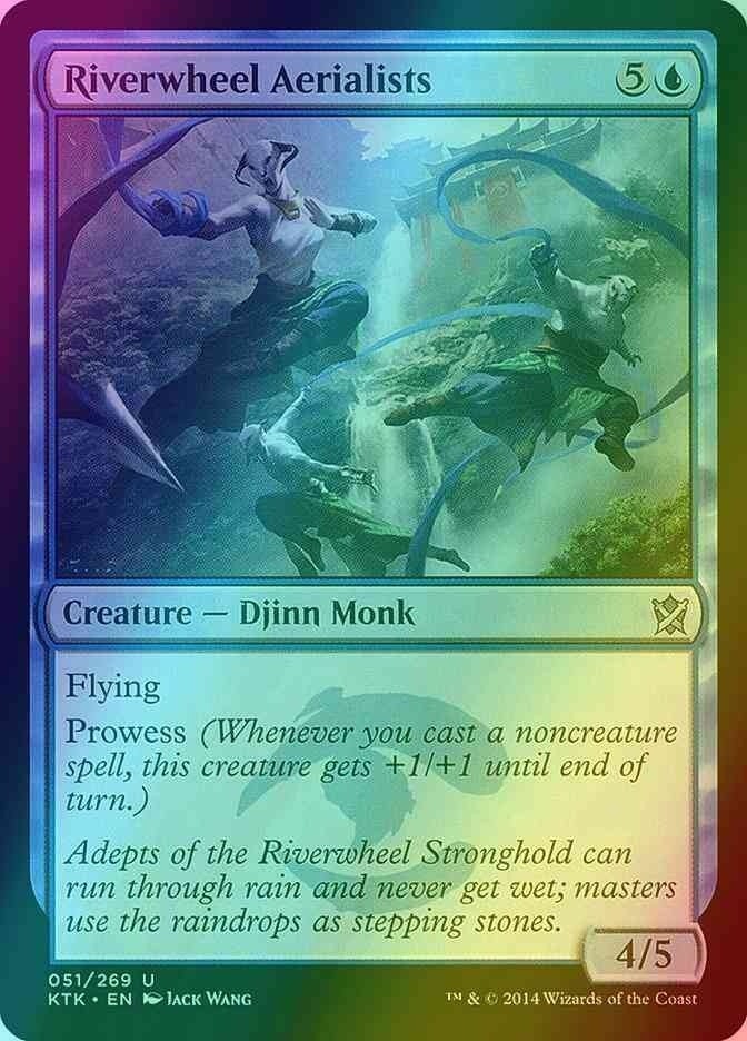 Riverwheel Aerialists FOIL (LP-NM) ~ Khans of Tarkir #51 MTG