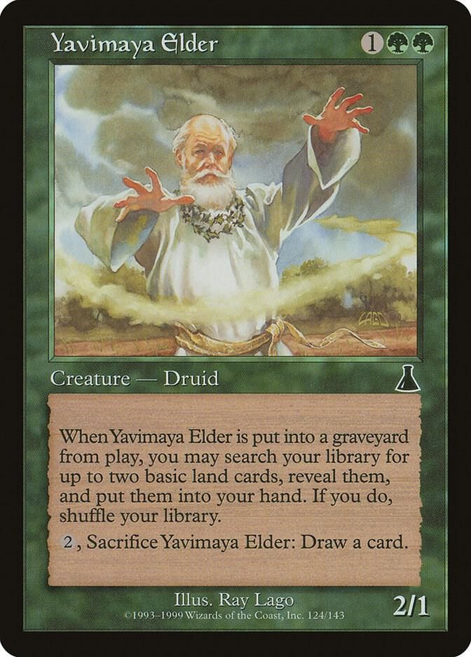 Yavimaya Elder (LP) from Urza's Destiny #124 MTG 1999