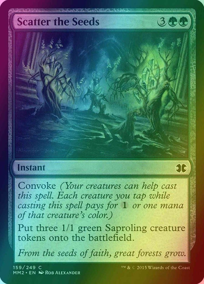 Scatter the Seeds FOIL (Lp-NM) ~ Modern Masters 2015 #159 MTG