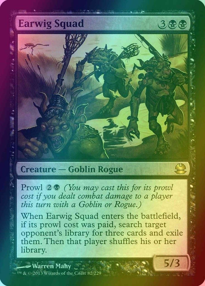 Earwig Squad FOIL #82 (LP-NM) RARE from Modern Masters MTG 2013