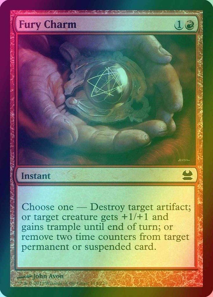 Fury Charm FOIL (LP-NM) ~ Modern Masters #114 MTG