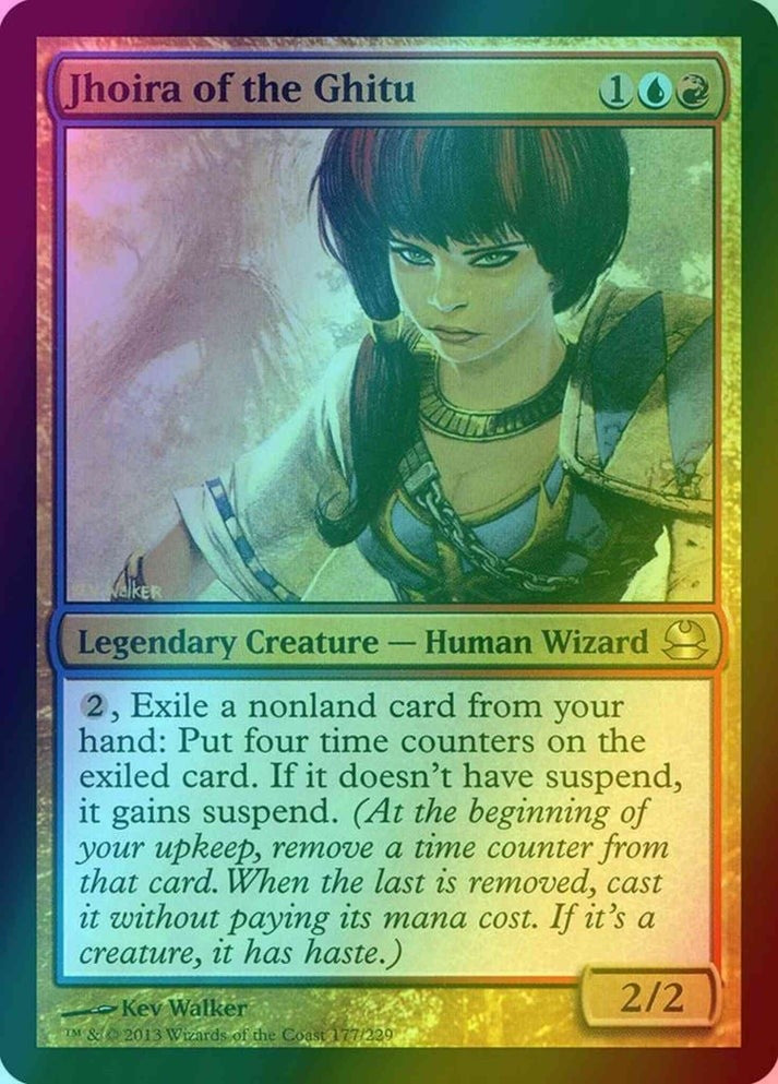 Jhoira of the Ghitu FOIL #177 (LP-NM) RARE from Modern Masters MTG 2013