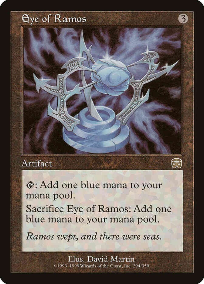 Eye of Ramos (LP) ~ Rare from Urza's Saga #294 MTG