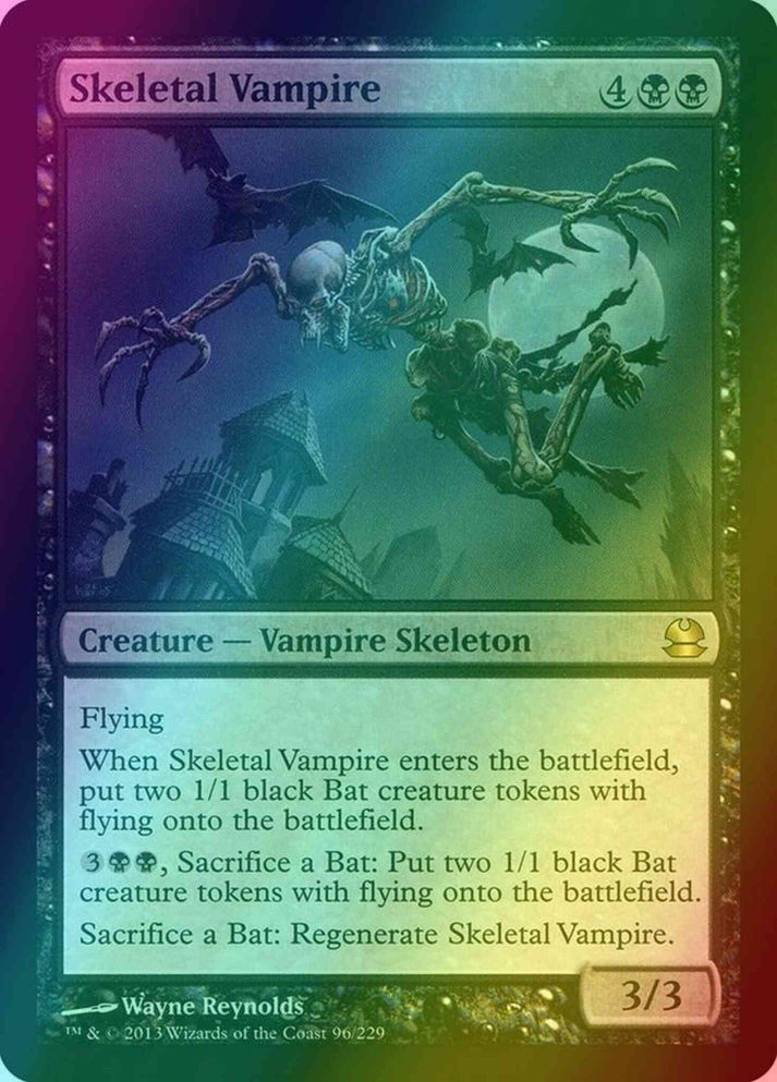 Skeletal Vampire FOIL #96 (LP-NM) RARE from Modern Masters MTG 2013