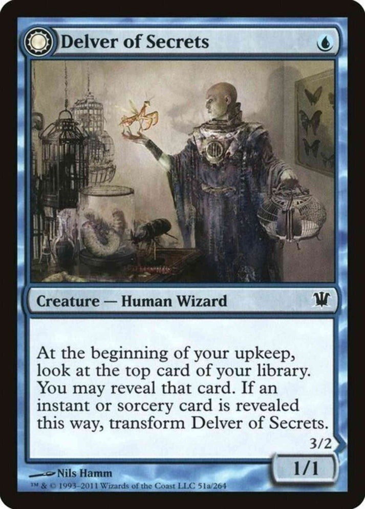 Delver of Secrets (LP-NM) ~ Innistrad #51 MTG