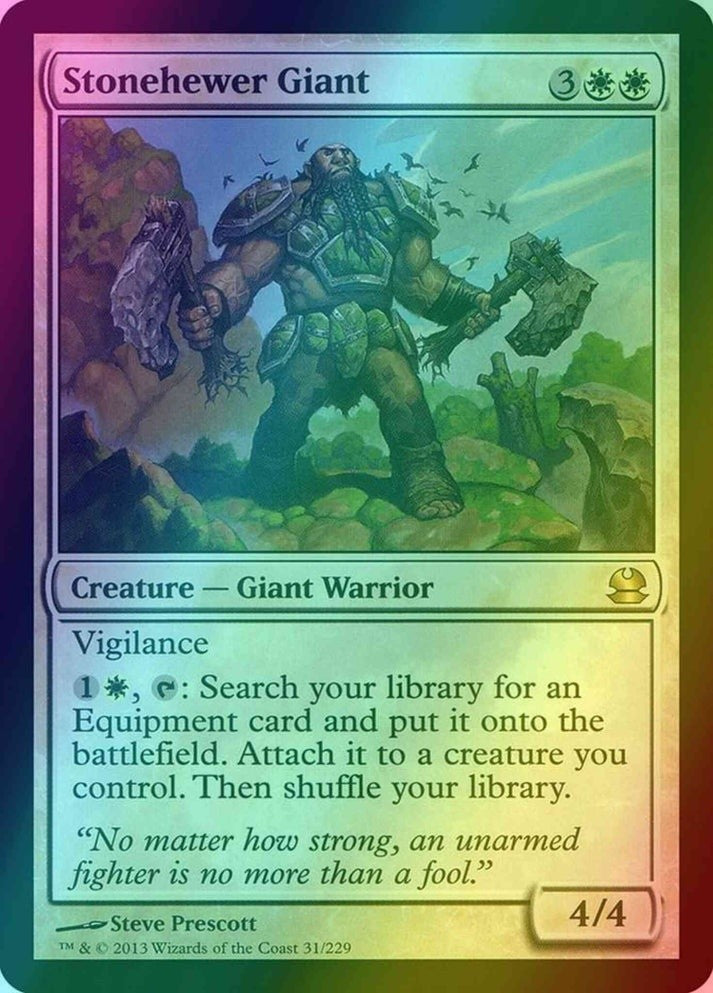 Stonehewer Giant FOIL #31 (LP-NM) RARE from Modern Masters MTG 2013