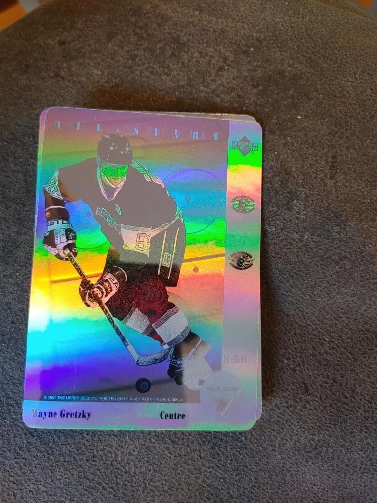1991-92 McDonald's Upper Deck All-Star Hockey 25 Set + 6 Hologram Set Bilingual