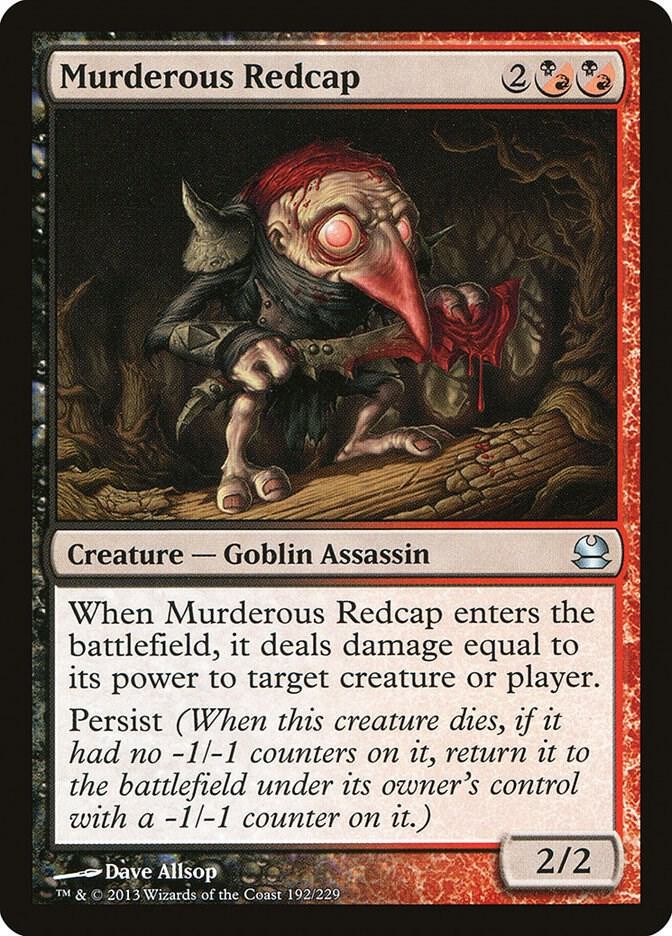 Murderous Redcap #192 (LP-NM) from Modern Masters MTG 2013