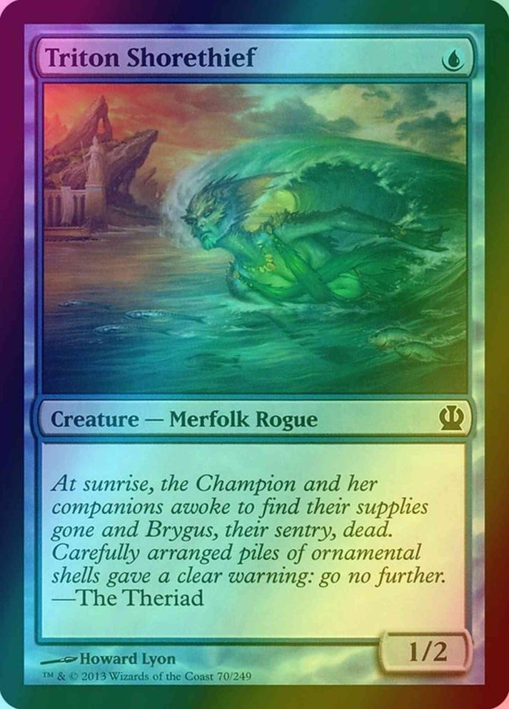 Triton Shorethief FOIL #70 (LP-NM) C from Theros MTG 2013