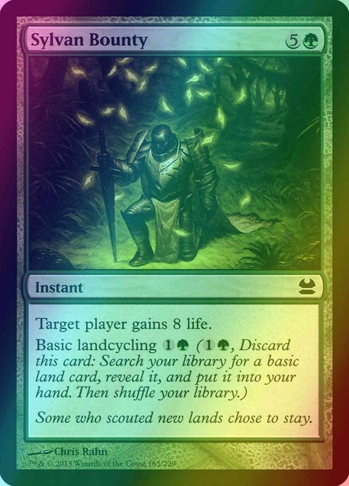 Sylvan Bounty FOIL (LP-NM) ~ Modern Masters #165 MTG