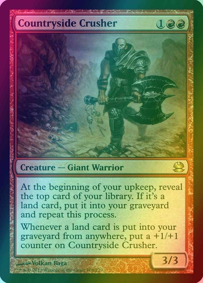 Countryside Crusher FOIL #108 (LP-NM) RARE from Modern Masters MTG 2013