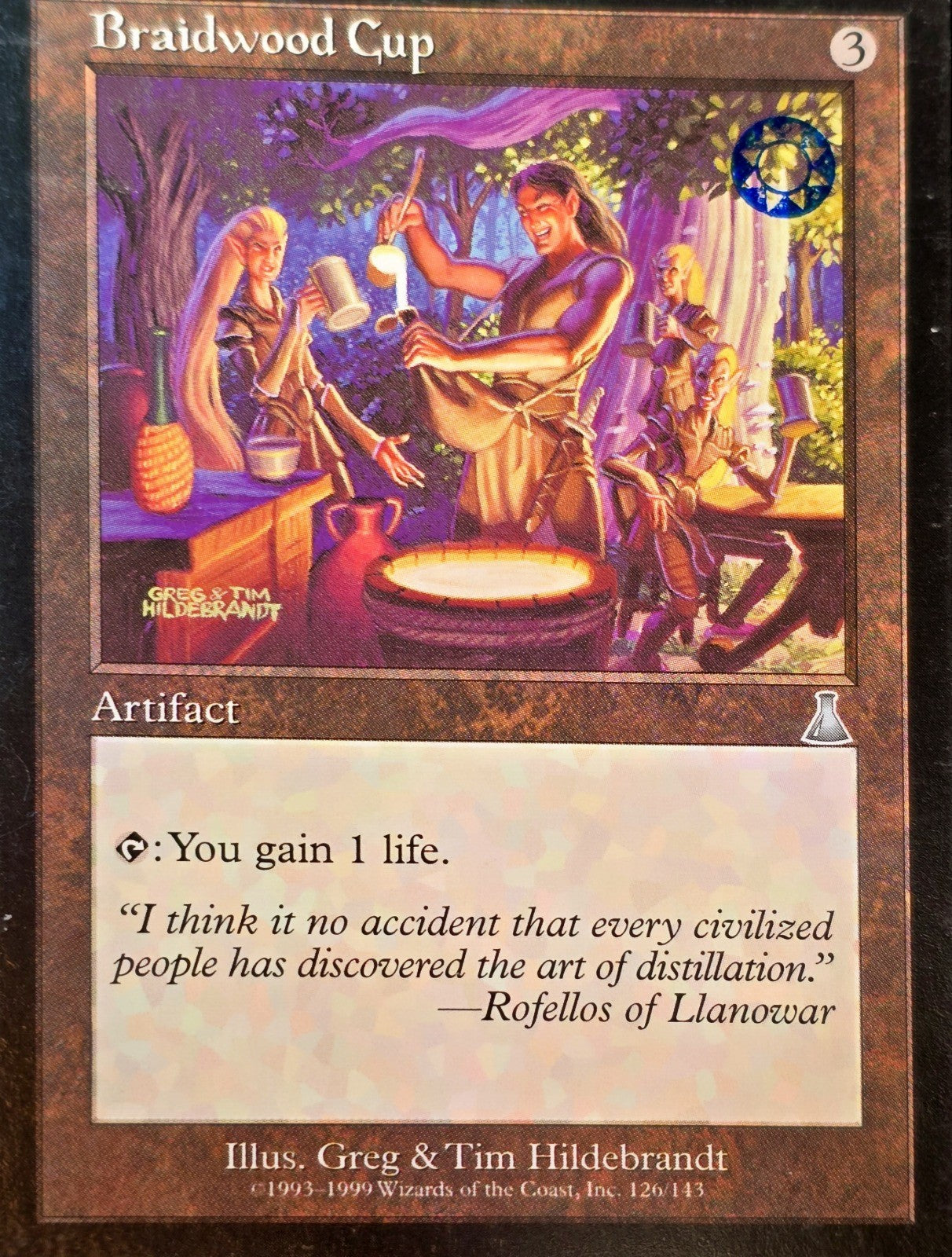 Braidwood Cup #126 NM Urza's Destiny (STAMPED 1999 Canadian Nationals) MTG