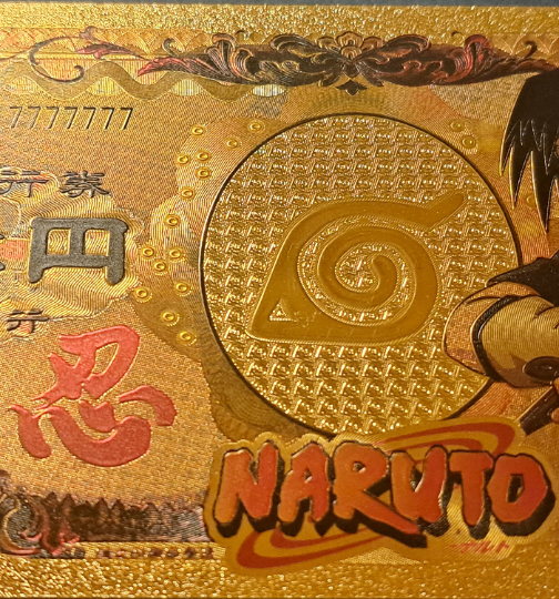 OROCHIMARU - Japanese Anime; .9999 GOLD Billion Yen; With display holder