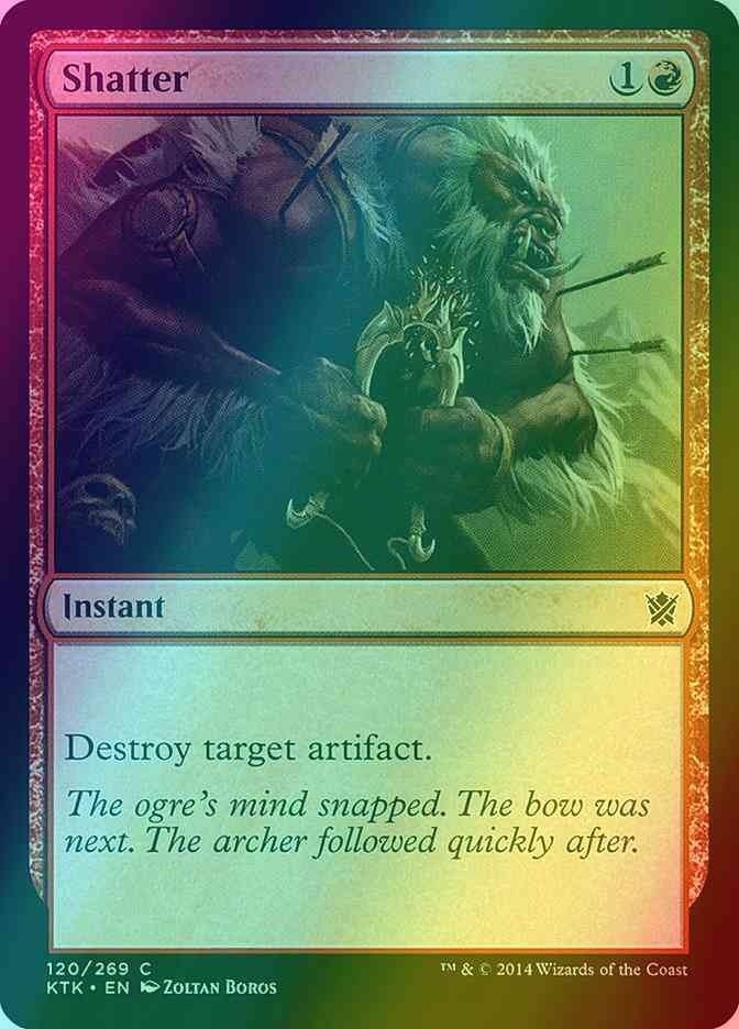 Shatter FOIL (LP-NM) ~ Khans of Tarkir #120 MTG