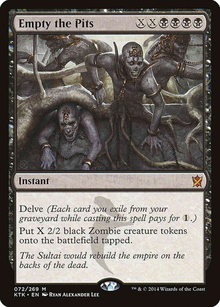 Empty the Pits (LP-NM) ~ Mythic Rare from Khans of Tarkir #72 MTG