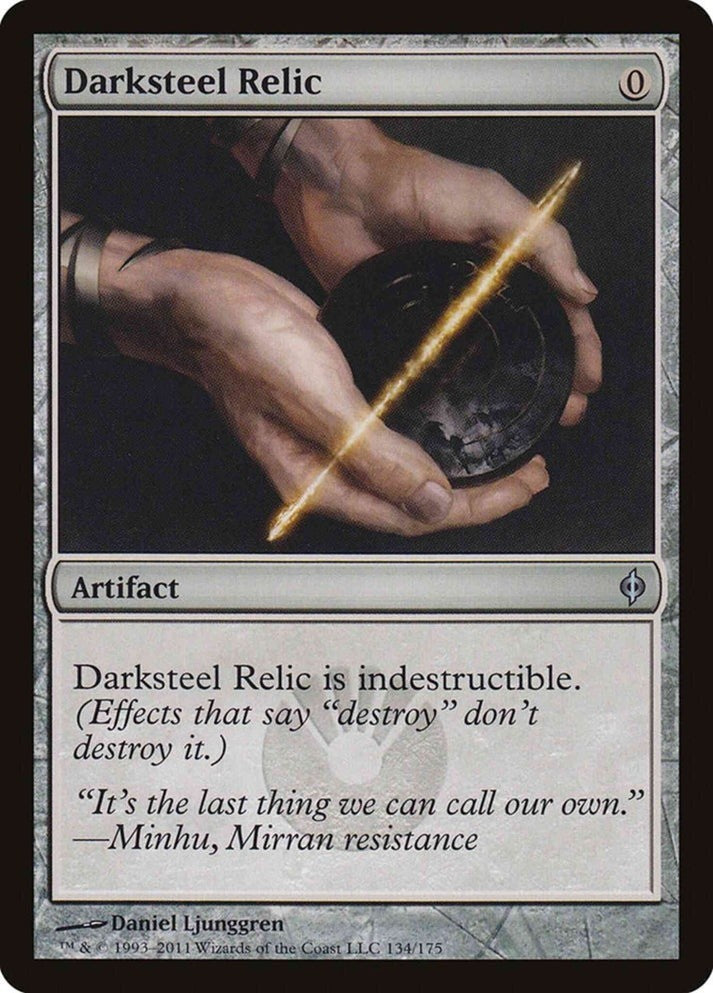Darksteel Relic (LP-NM) ~ from New Phyrexia #134 MTG