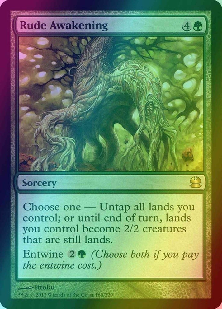 Rude Awakening FOIL #160 (LP-NM) RARE from Modern Masters MTG 2013