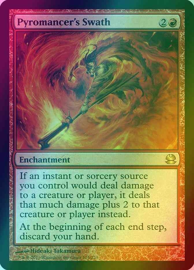 Pyromancer's Swath FOIL #125 (LP-NM) RARE from Modern Masters MTG 2013