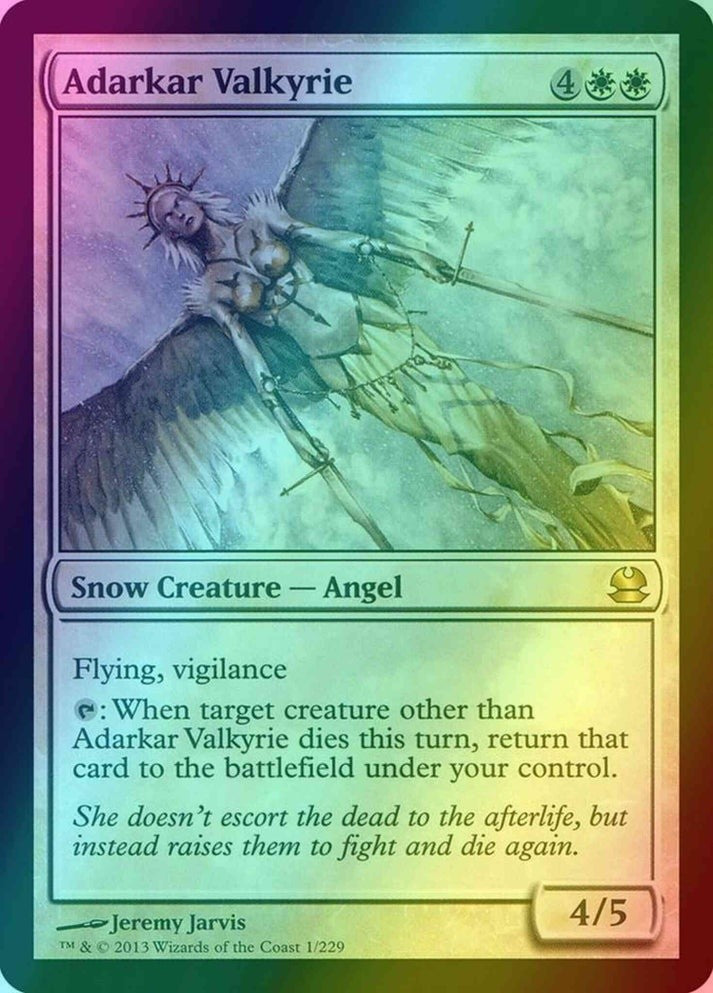 Adarkar Valkyrie FOIL #1 (LP-NM) RARE from Modern Masters MTG 2013