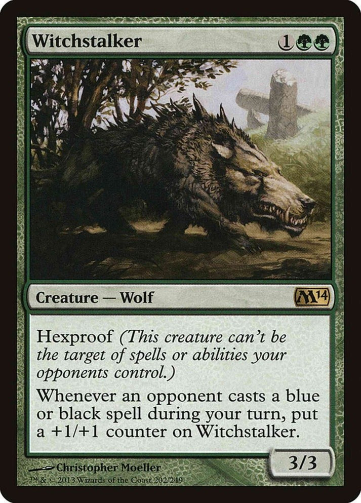Witchstalker (LP-NM) ~ Rare from Magic 2014 #202 MTG