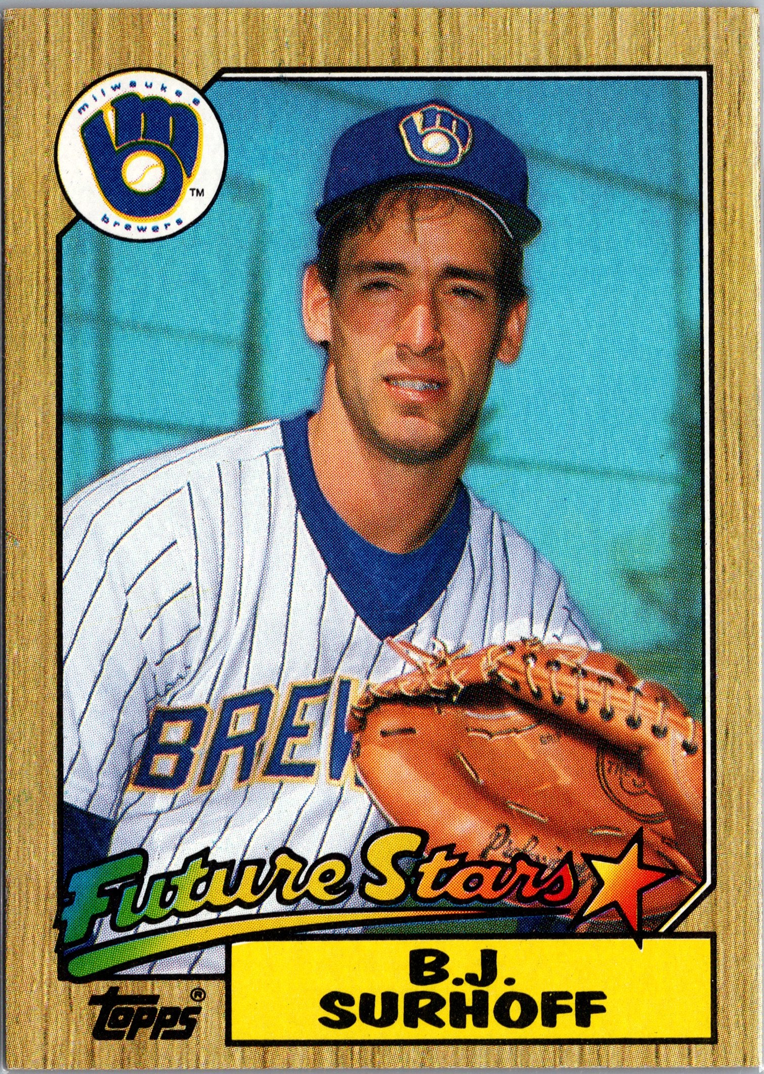 1987 Topps #216 B.J. Surhoff Rookie