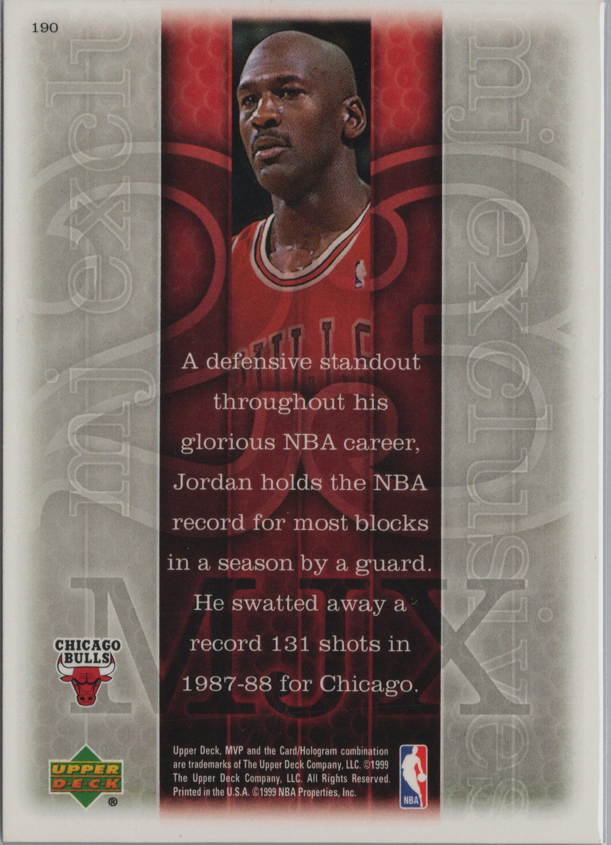 1999-00 Upper Deck MVP Michael Jordan #190 Chicago Bulls