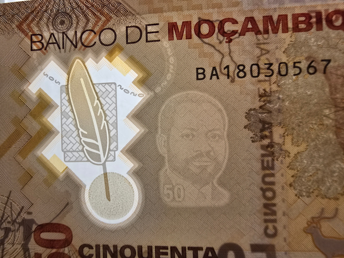MOZAMBIQUE 50 Meticais, B241a, UNCIRCULATED, 2024, Polymer Banknote