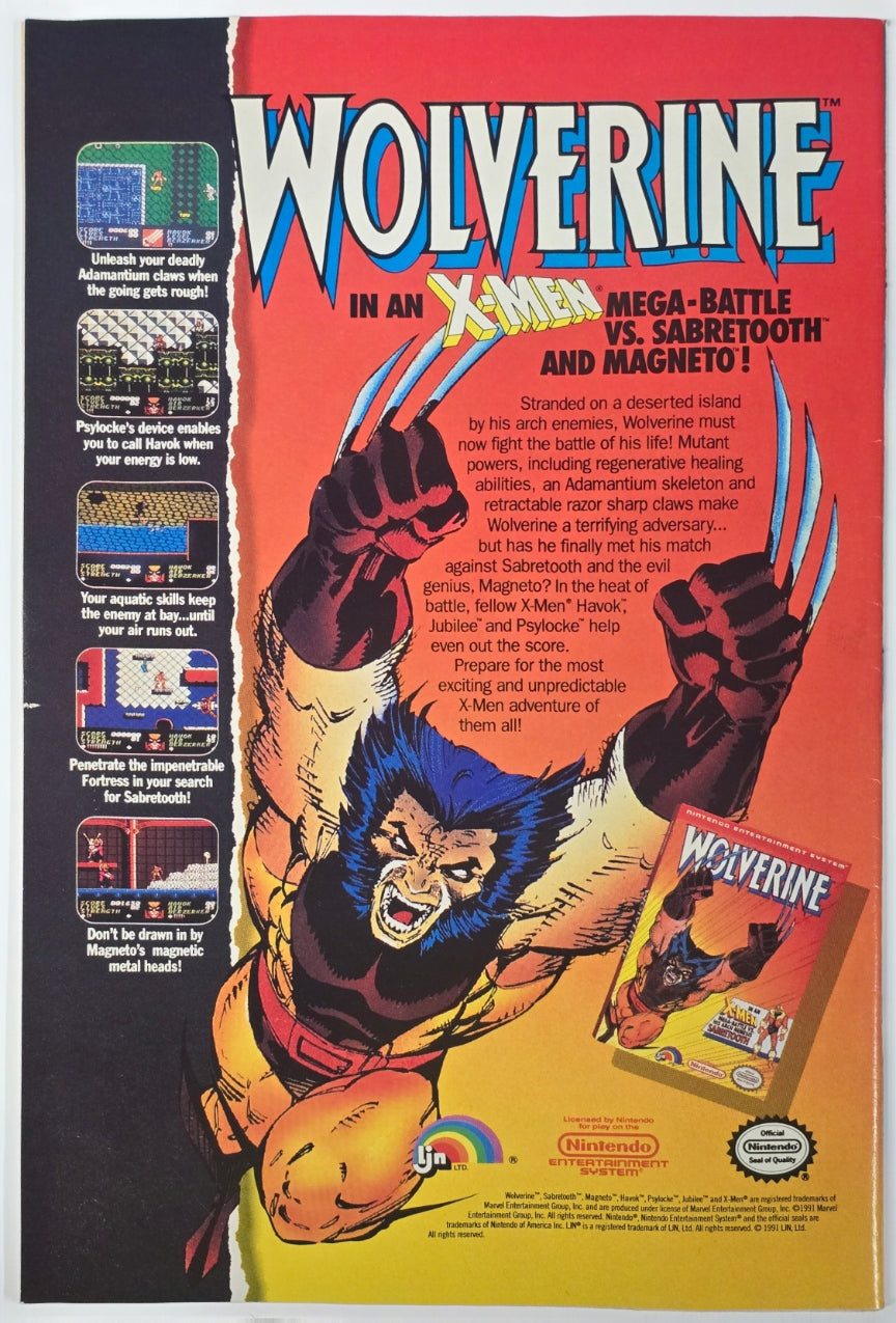 X-Men #2, Direct Edition, Marvel, 1991, NM