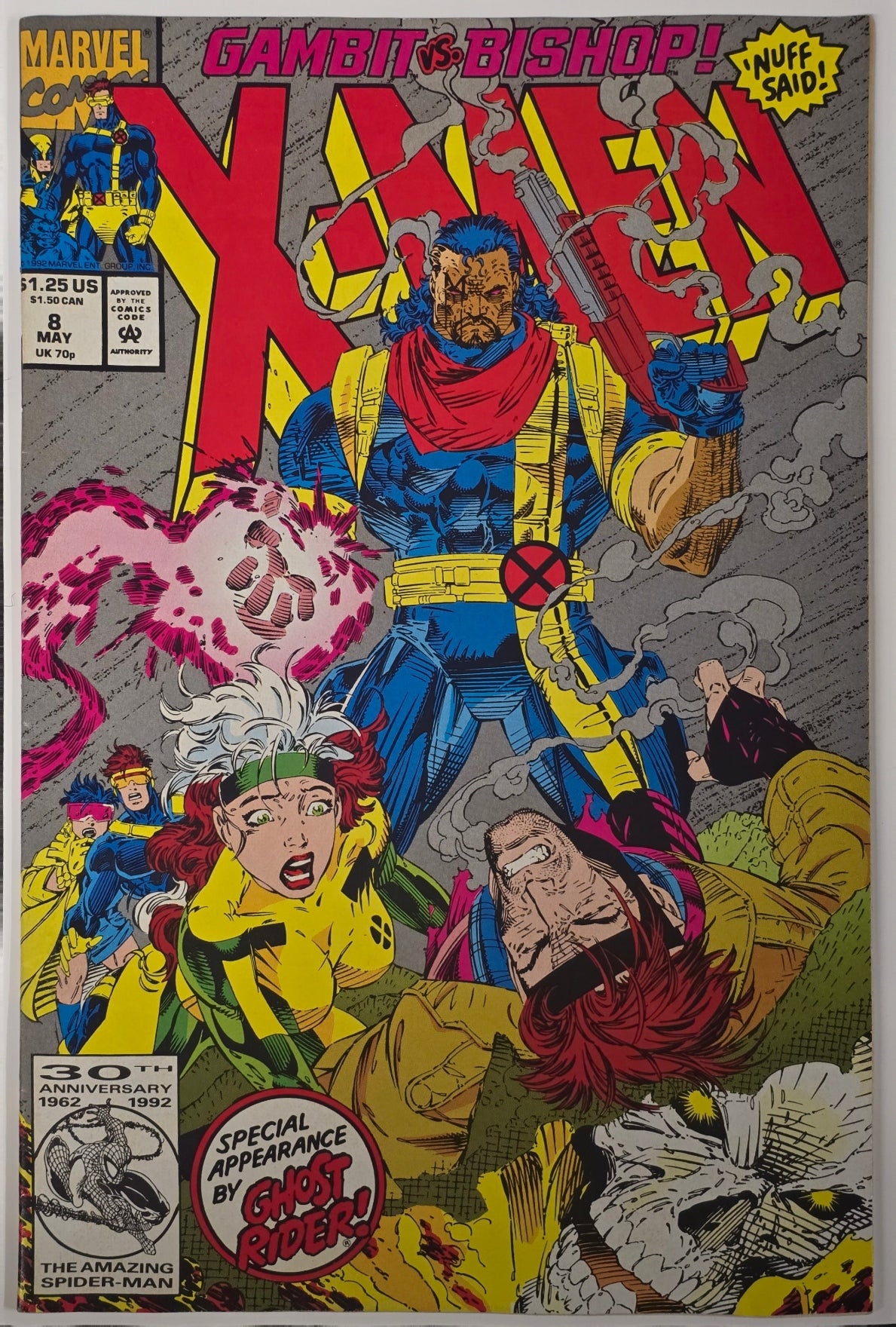 X-Men #8 - "Tooth and Claw", Direct Edition, Marvel, 1992, NM