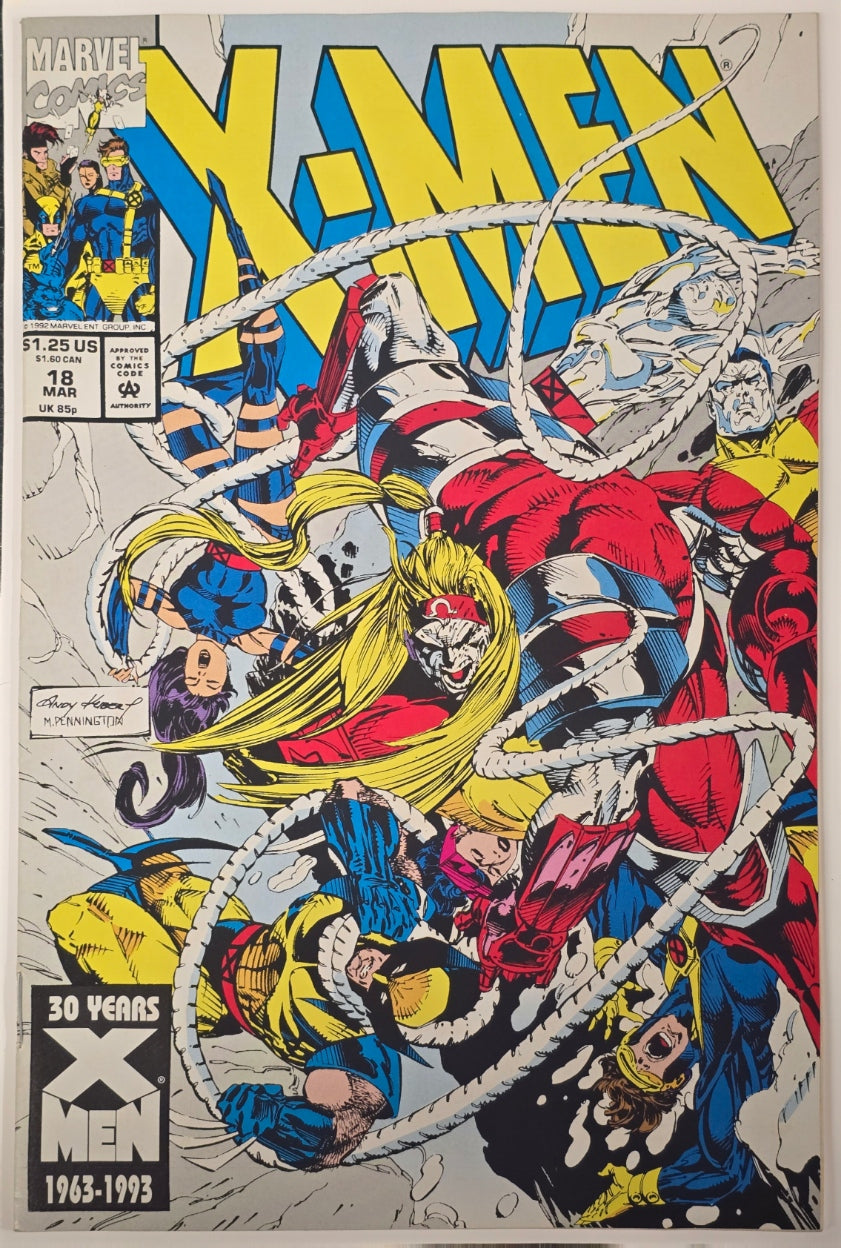 X-Men #18 - "A Skinning of Souls Part Two", Direct Edition, Marvel, 1993, NM