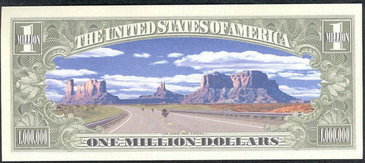 AMERICAN BIKER ~ FANTASY Note ~ Easy Rider ~ Collectible Keepsake