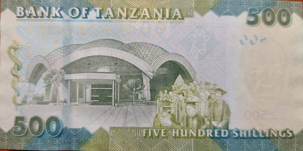 TANZANIA 500 Shillings; P40, UNCIRCULATED, 2010; Featuring Sheik Karume