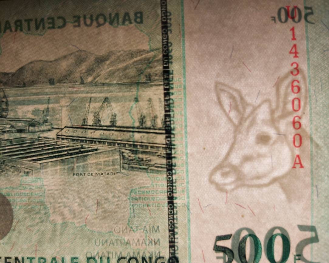 CONGO 500 Francs Banknote; P-100 - UNCIRCULATED from 2010; Features 50th Anniversary of Independence